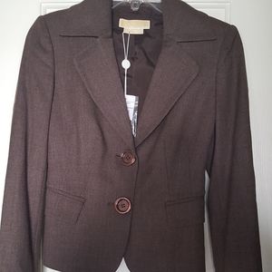 NWT. Michael Kors virgin wool blazer